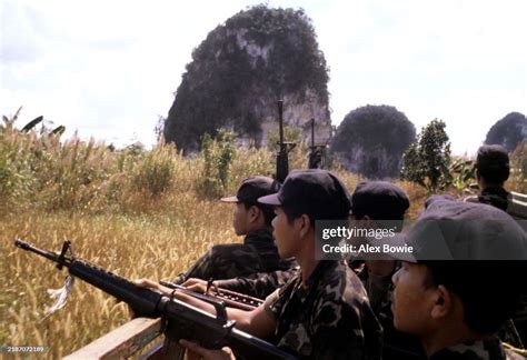 thai border police patrol  elephant grass   final push
