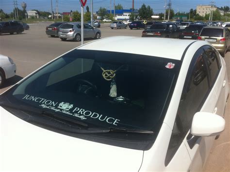 наклейка на лобовое JUNCTION PRODUCE — Toyota Prius (30), 1,8 л, 2011 ...
