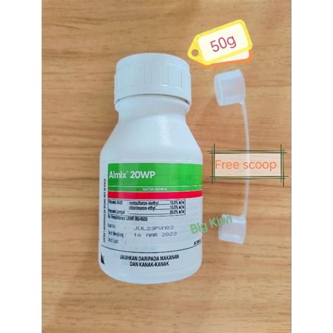 Almix 20WP 50g Original Racun Rumput Karpet Herbicide For Carpet