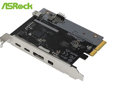 ASROCK Thunderbolt 3 AIC R2.0 Intel JHL6540 Thunderbolt 3 Controller ...