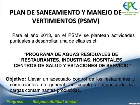 Ppt Plan De Saneamiento Y Manejo De Vertimientos Psmv Powerpoint