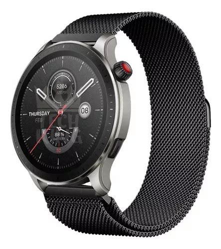 Pulseira De Aço Inoxidavel Magnética Amazfit Gtr 4 A2166 MercadoLivre