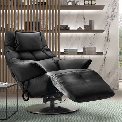 Radona Fauteuil Relax Electrique Cuir Noir Altobuy Fr Meubles