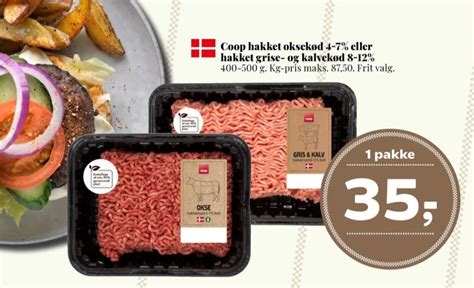 Coop Hakket Kalv Og Grisek D Tilbud Hos Dagli Brugsen