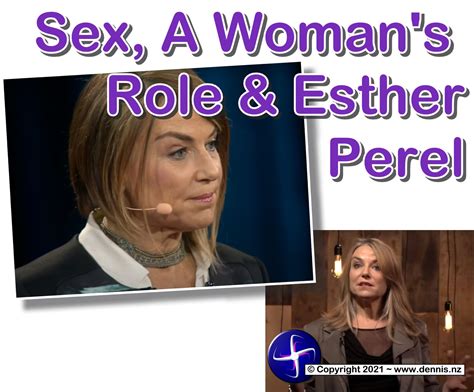 Sex A Womans Role Esther Perel
