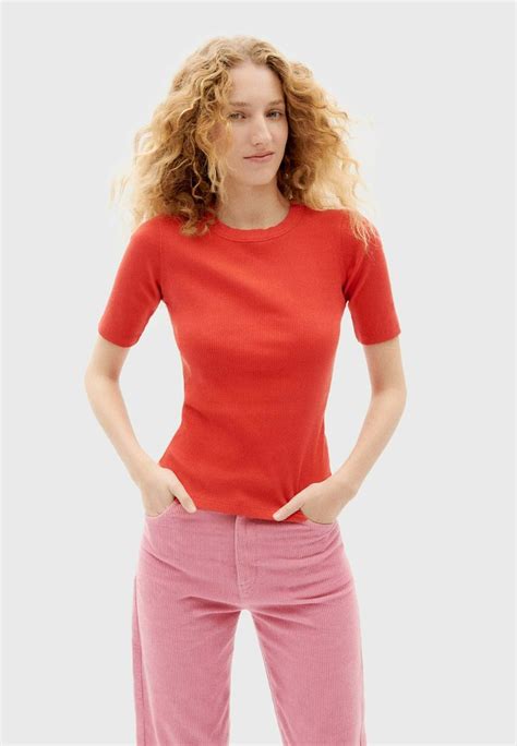 Thinking Mu Dakota T Shirt Con Stampa Red Rosso Zalando It