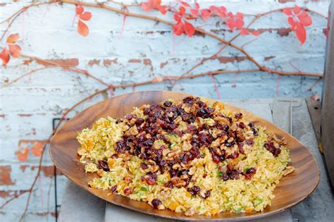 Thanksgiving Inspired Jeweled Rice