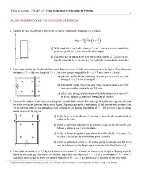 Taller Flujo magnético e inducción de Faraday Laura María uDocz