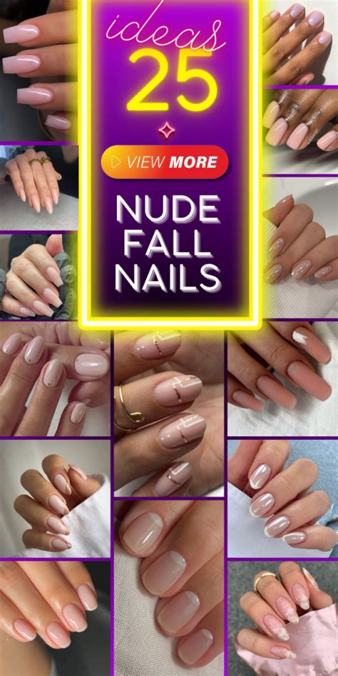 25 Elegant Nude Fall Nail Ideas For A Chic Look Woman Trend