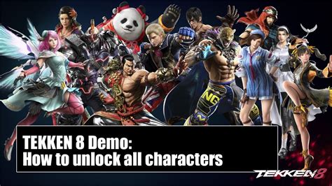 TEKKEN 8 Demo: How to unlock all characters