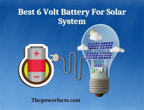 Best 6 Volt Battery For Solar System: Powering Your Solar System - The ...