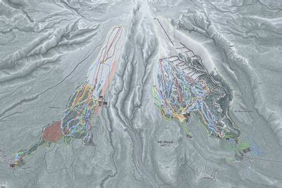 Mt Hood Ski Resorts map by Mapsynergy | Avenza Maps