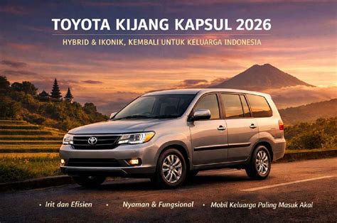 hadirkan hybrid  desain ikonik toyota kijang kapsul  kembali