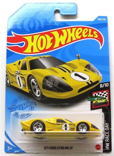 Ford Gt Mk Iv Hot Wheels Hw Race Day Gtb Hotwheels