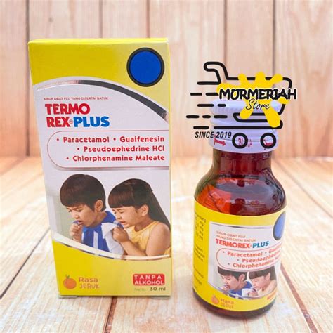 Jual Termorex Plus Sirup Botol Ml Obat Batuk Pilek Dan Demam Panas