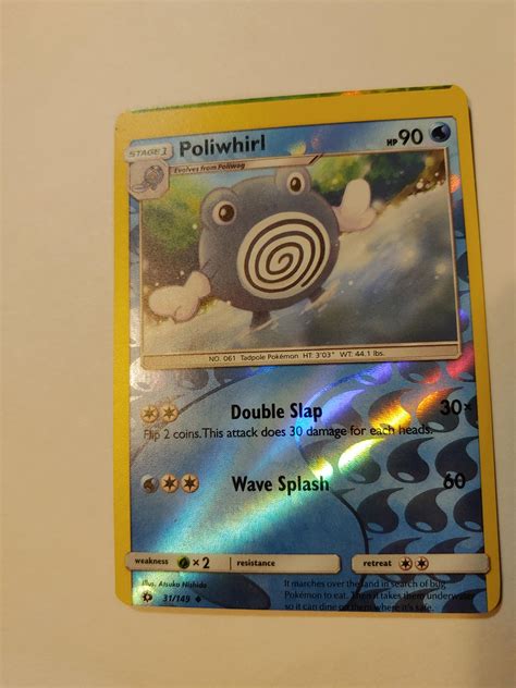 Miscut Reverse Holo Poliwhirl Is It Worth Anything R Pokemonmisprints