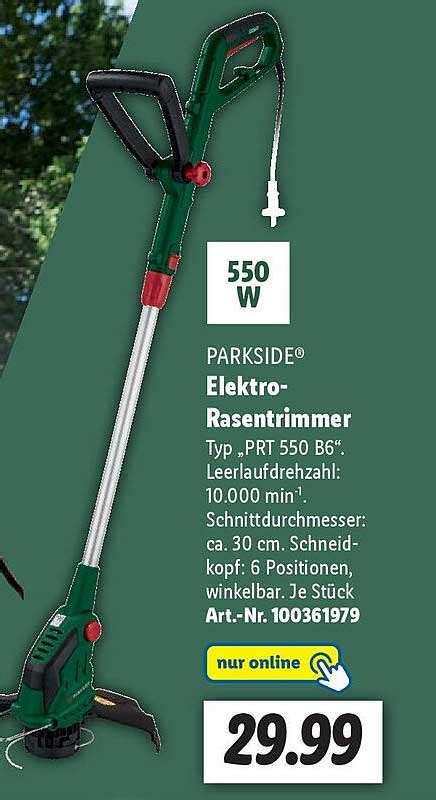 Parkside Elektro Rasentrimmer Angebot Bei Lidl 1Prospekte De