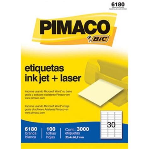 Etiqueta Inkjet Laser Carta Folhas Pimaco Shopee Brasil