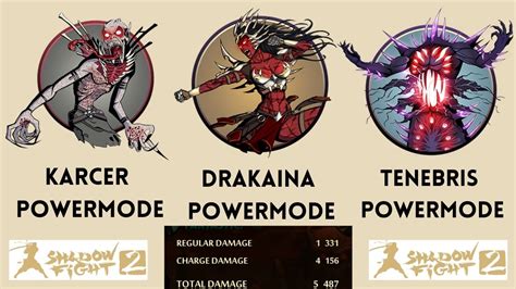 Shadow Fight 2 Powermode Raids Tier 3 Full Karcer Vs Drakaina Vs