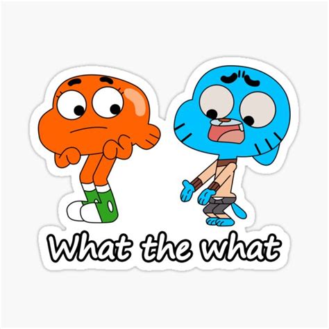 "The amazing world of Gumball, Gumball and Darwin, What the what ...