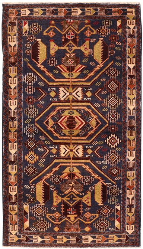 Midnight Blue Baluchi X No Rugs On Carpet