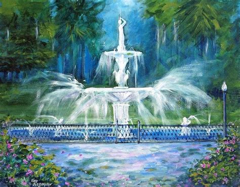 Water Fountain Painting At Explore Collection Of