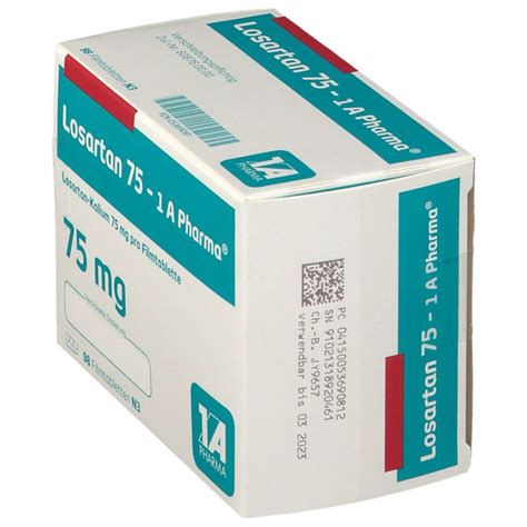 Losartan 75 1A Pharma® 98 St mit dem E-Rezept kaufen - Shop Apotheke