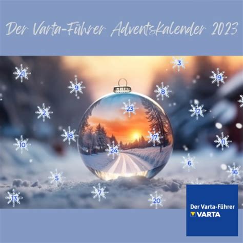 Varta F Hrer Adventskalender Hotel Bernachtungen Kochboxen Und