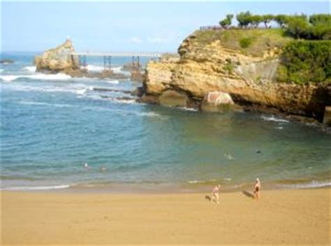 Beaches in Biarritz, France