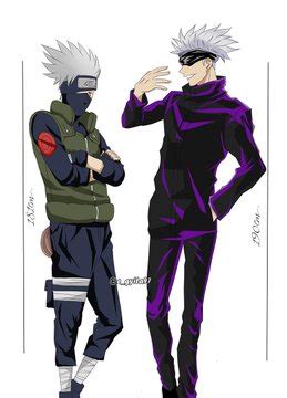 Gojo Satoru And Kakashi - If you want to see your own dream anime match ...