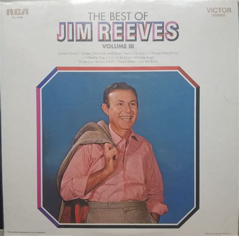 Jim Reeves The Best Of Jim Reeves Volume Iii 1983 Vinyl Discogs