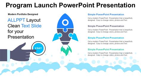 program launch powerpoint   editable pptx