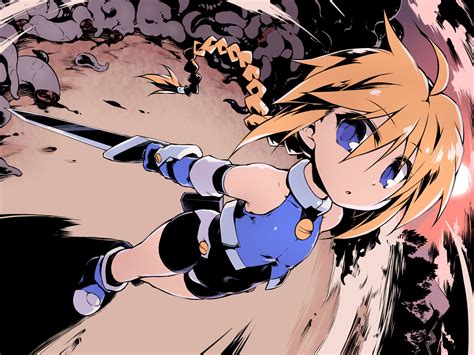 Girl With A Blonde Braid Tomoshibi Hidekazu Danbooru