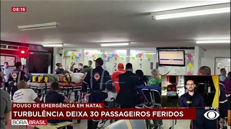 Avião faz pouso de emergência em Natal após turbulência deixar 30