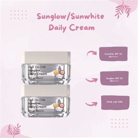 Jual Ms Glow Day Sunglow Sunwhite Sunscreen Spf Pa Shopee