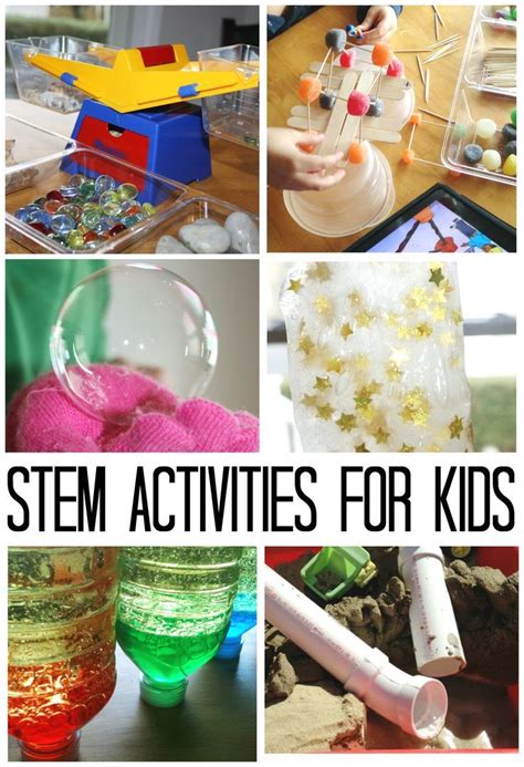 STEM Activities and science experiments for young kids and parents to ...