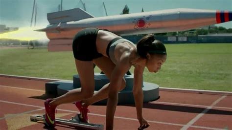 Nike TV Commercial, 'Allyson vs. Rocket' Featuring Allyson Felix - iSpot.tv