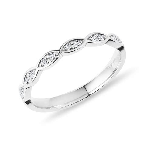 White Gold Wedding Rings for Women | KLENOTA