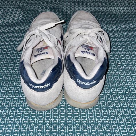 Rare White Vintage Reebok Classics really hard to... - Depop