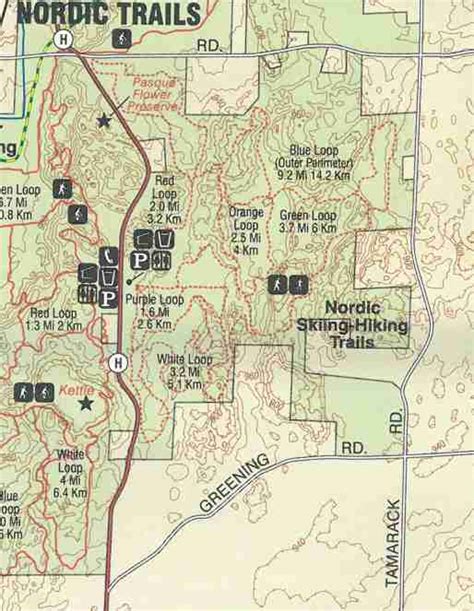 TheMapStore | Kettle Moraine State Forest Northern & Southern Units ...