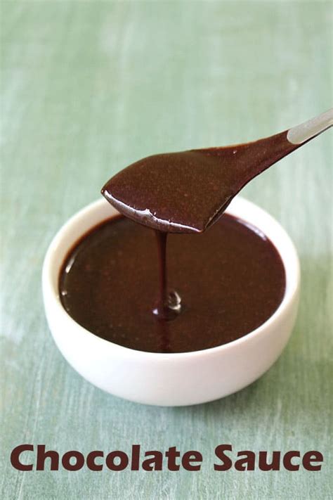 Chocolate Sauce Recipe Chocolate Syrup Recipe With Cocoa Powder