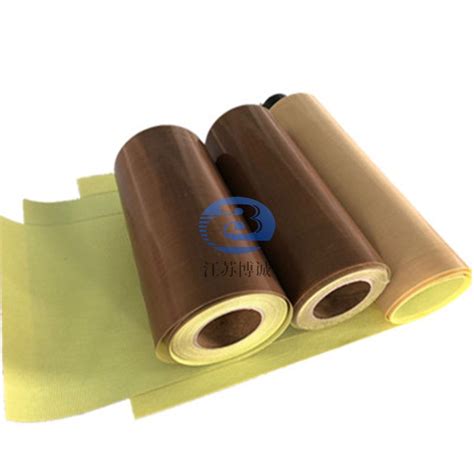 Ptfe Coated Glass Tape Rolls With Release Paper Teflon Tape Wholesale