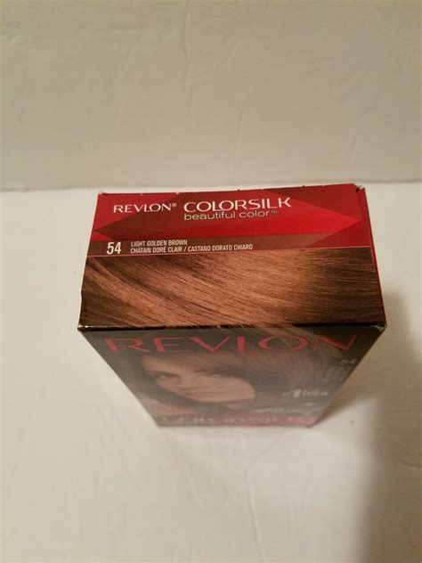 REVELON Colorsilk With Keratin 54 Light Golden Brown Hair Dye EBay