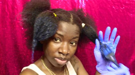 Bleaching My Natural Hair Blonde YouTube