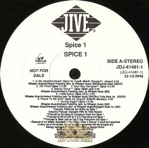 Spice 1 - Spice 1: Record | Rap Music Guide