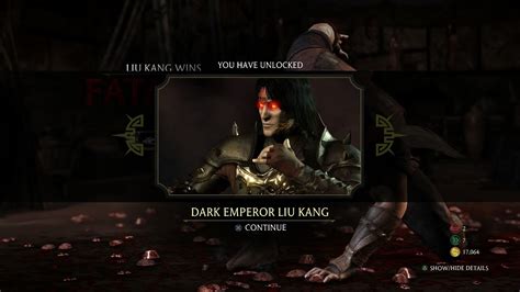 Mortal Kombat X How To Get Dark Emperor Liu Kang Skin Youtube