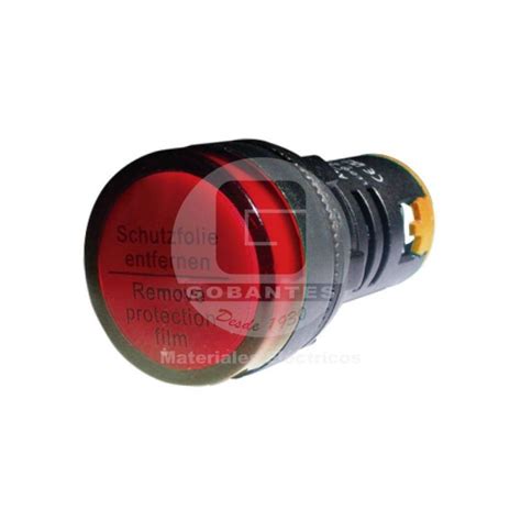 Luz Piloto LED Rojo 24V 22 Mm Ekoline Gobantes Cl