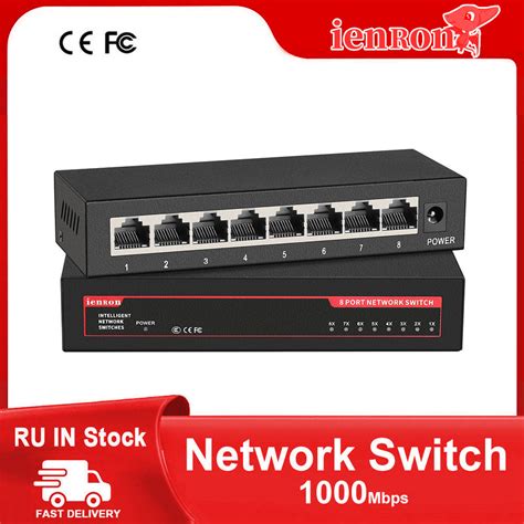 Jual Ienron Mbps Switch Ports Gigabit Network Lan Rj Hub Smart