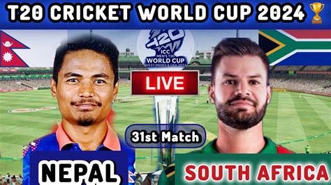 Nepal Vs South Africa Live Icc T20 World Cup 2024 Live Nepal Vs Sa Live Score And Commentary