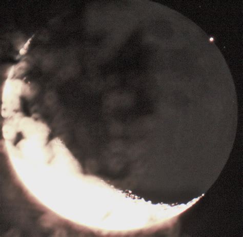 La Pine Observatory The Occultation Of Mars By The Moon Captured